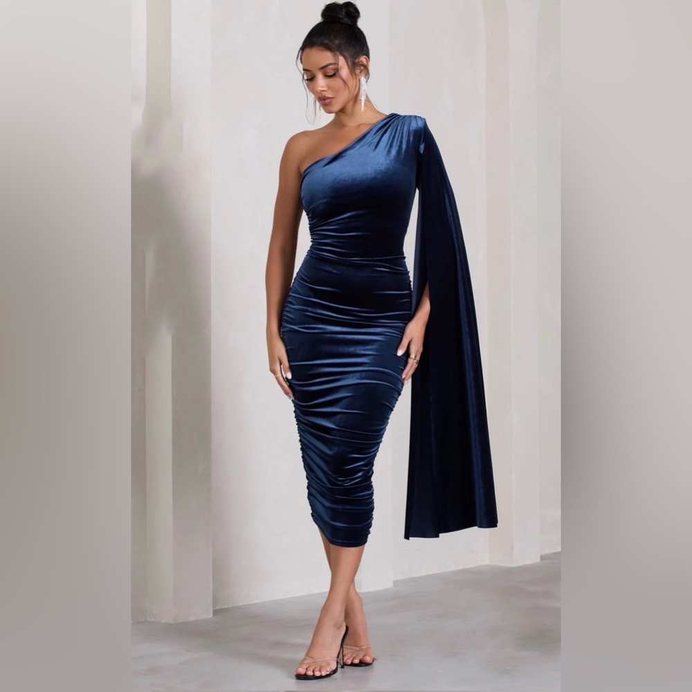 Club L London Gianna Dress (NAVY)